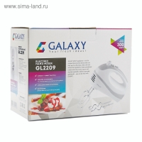 Миксер Galaxy GL 2209, ручной, 300 Вт, 5 скоростей, турбо-режим