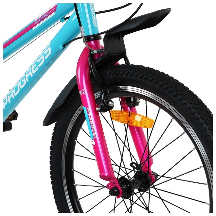 Велосипед 20 Велосипед 20" PROGRESS Ingrid Low RUS, цвет бирюзовый, р. 10.5"
