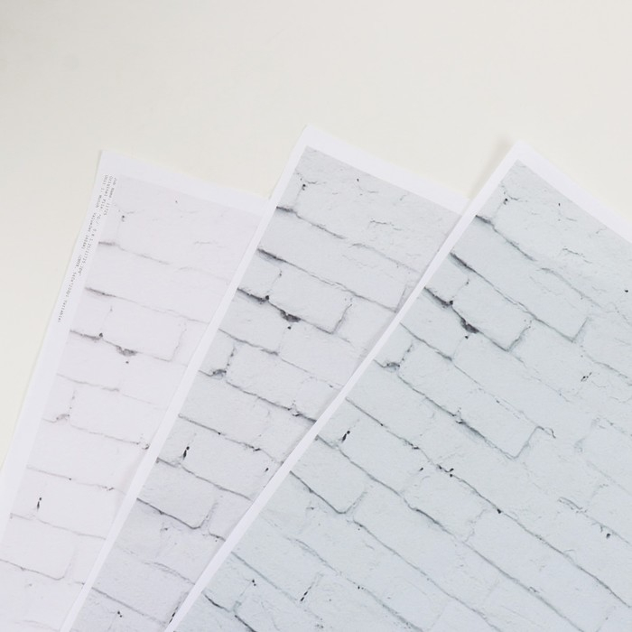 Фотофон винил Фотофон винил "Белый кирпич" стена+пол 80х125 см