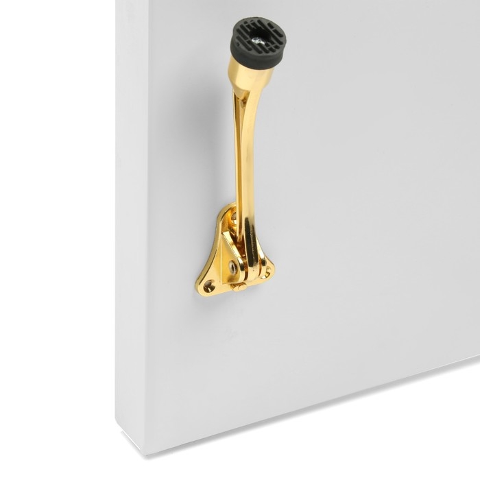 Фиксатор дверной LOCKLAND, Фиксатор дверной LOCKLAND, "козья ножка", цвет золото