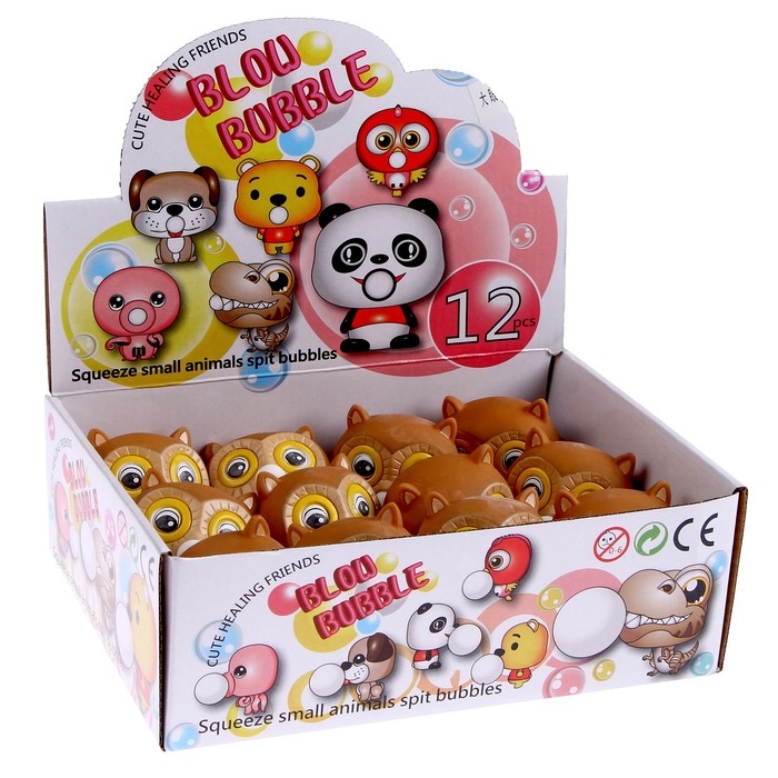 Мялка «Совушка» надувает шарик Мялка «Совушка» надувает шарик