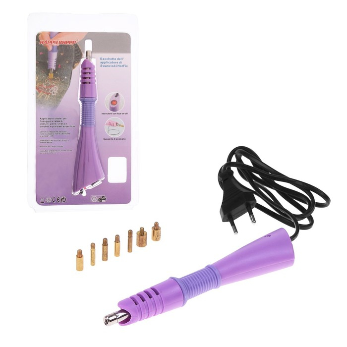 Термо-аппликатор для наклеивания страз, 7 насадок, №ОР-01 Термо-аппликатор для наклеивания страз, 7 насадок, №ОР-01