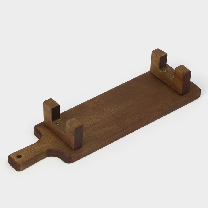 Доска разделочная для подачи и сервировки с ручкой, на ножках, 38×10×6 см, берёза Доска разделочная для подачи и сервировки с ручкой, на ножках, 38×10×6 см, берёза