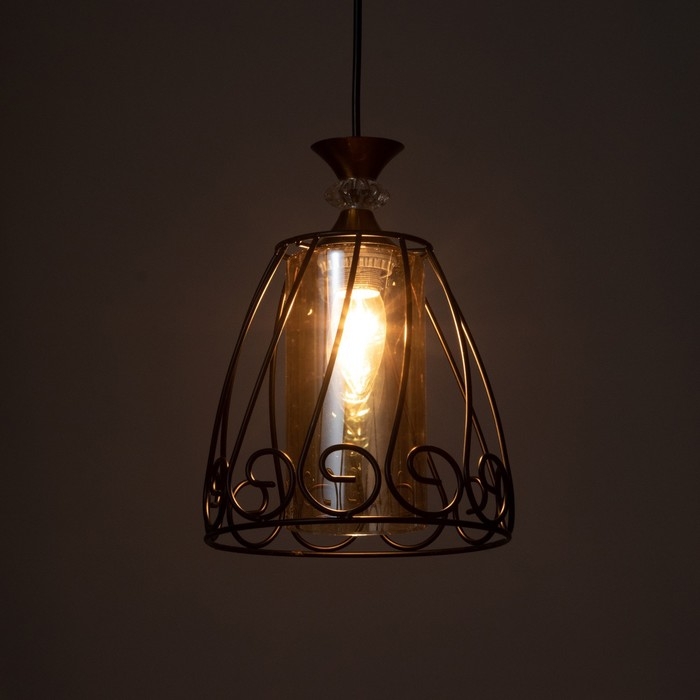 Светильник BayerLux Светильник BayerLux "Кронос" E27 40Вт черный 19х19х18,5-118 см