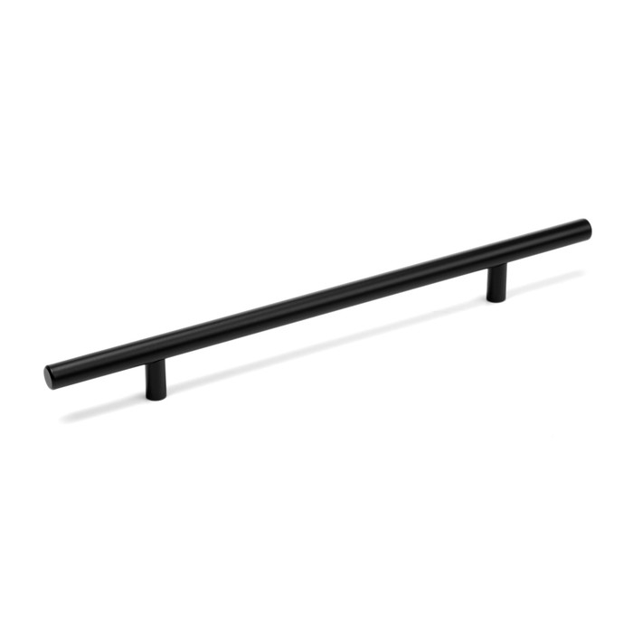 Ручка рейлинг ТУНДРА,  нерж. сталь, d=12 мм, м/о 192 мм, цвет черный, фасовка 500 Ручка рейлинг ТУНДРА,  нерж. сталь, d=12 мм, м/о 192 мм, цвет черный, фасовка 500