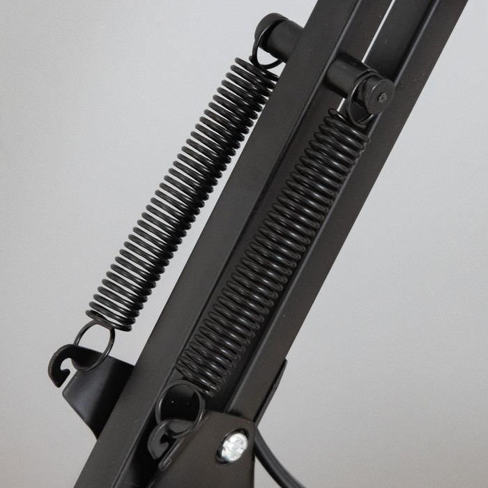 Лампа настольная Е27, h=55 см, шарнирная черная RISALUX