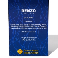 Туалетная вода для мужчин Renzo pour homme, по мотивам Kenzo pour homme, 100 мл