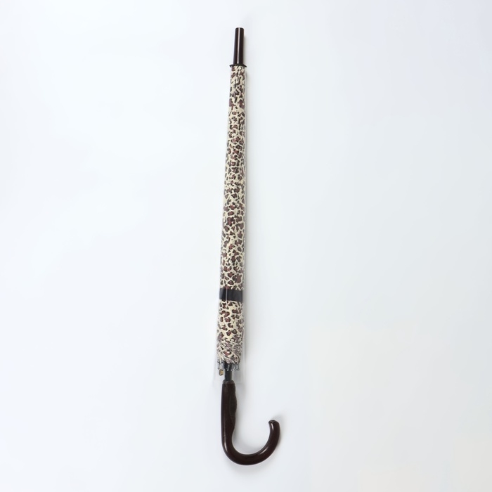 Зонт - трость полуавтоматический «Леопард», эпонж, 10 спиц, R = 50/59 см, D = 118 см, цвет МИКС Зонт - трость полуавтоматический «Леопард», эпонж, 10 спиц, R = 50/59 см, D = 118 см, цвет МИКС