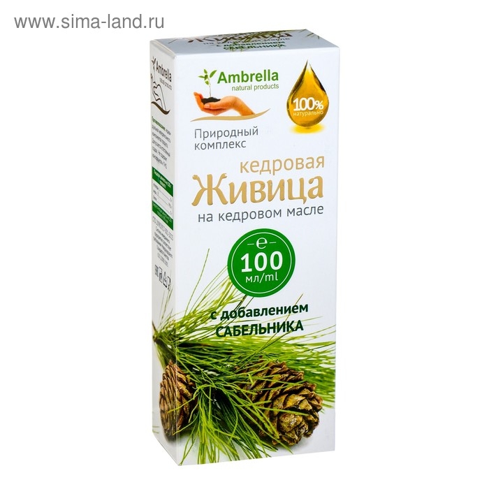 Кедровая живица на кедровом масле с сабельником, суставной, 100 мл Кедровая живица на кедровом масле с сабельником, суставной, 100 мл
