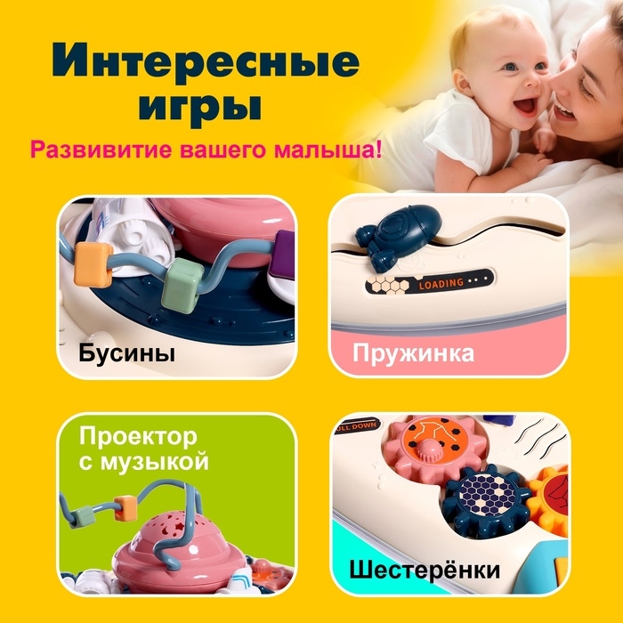 Развивающий столик «Астронавт», световые и звуковые эффекты Развивающий столик «Астронавт», световые и звуковые эффекты