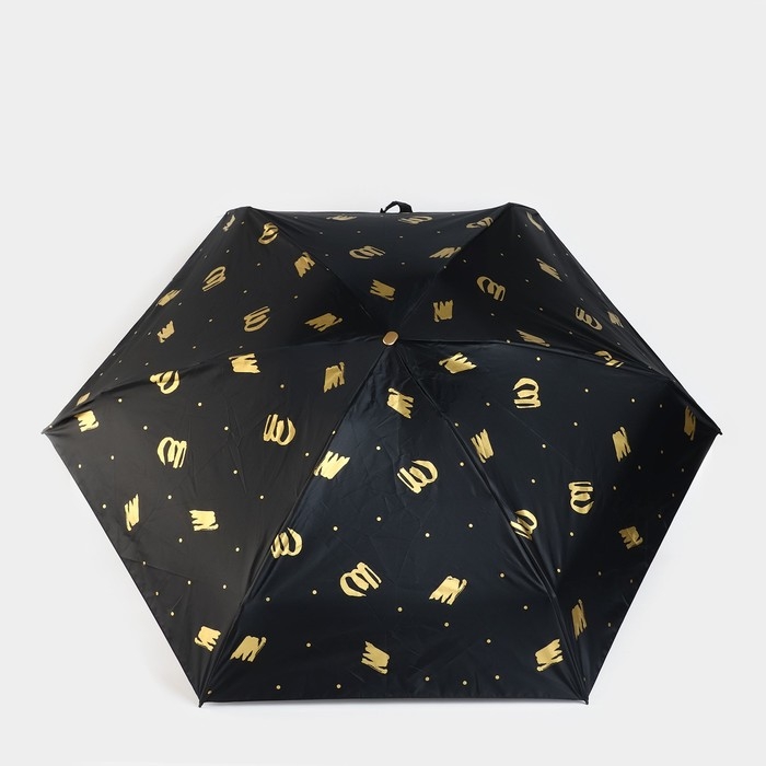 Зонт женский механический, 6 спиц, цвет чёрный. Зонт женский механический, 6 спиц, цвет чёрный.