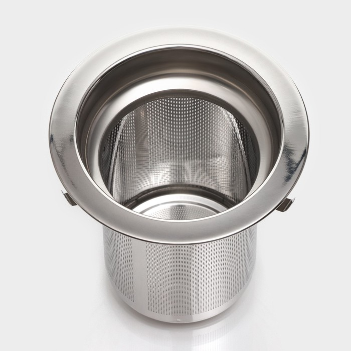 Чайник стеклянный заварочный Magistro «Шейди», 350 мл, с металлическим ситом, пластиковая колба Чайник стеклянный заварочный Magistro «Шейди», 350 мл, с металлическим ситом, пластиковая колба