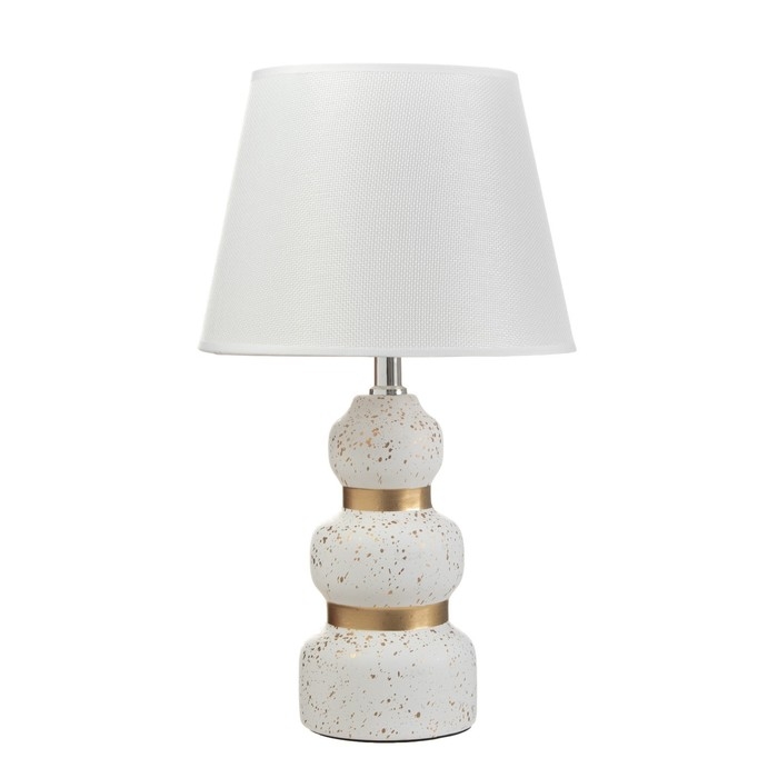 Настольная лампа Настольная лампа "Анно" 1хE14 белый 22,5х22,5х38 см RISALUX