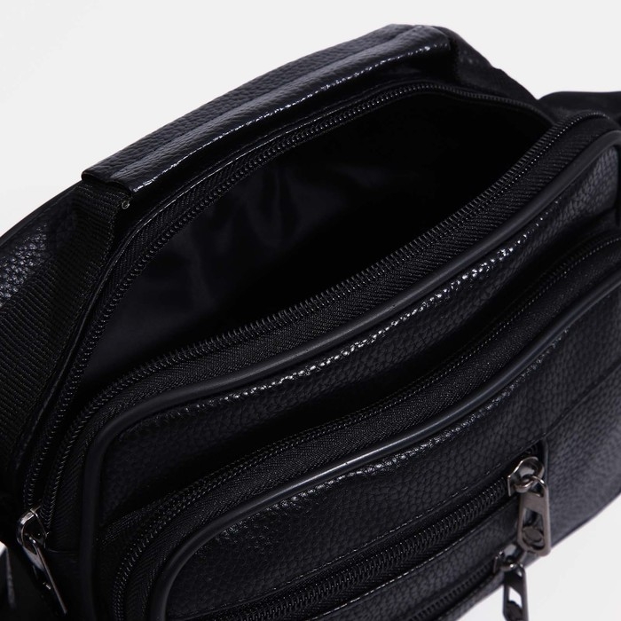 Сумка мужская, цвет чёрный