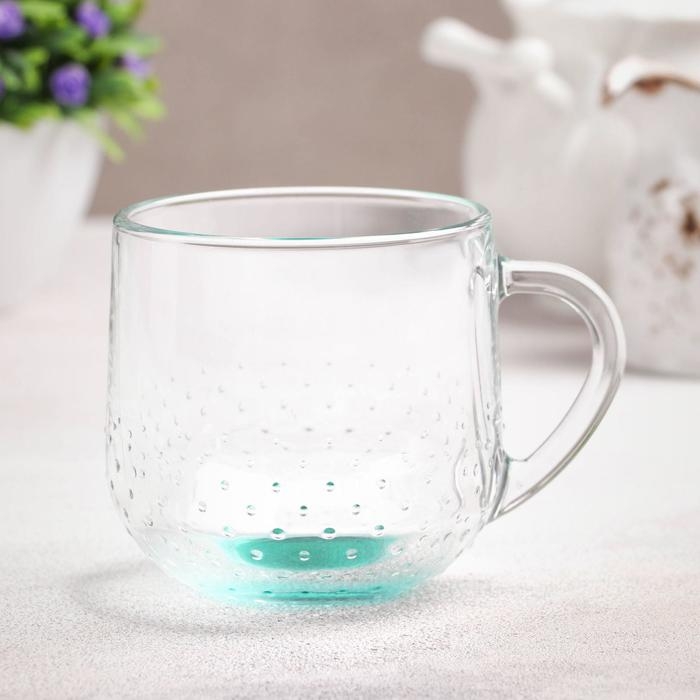 Кружка стеклянная &laquo;Грамине&raquo;, 300 мл, цвет МИКС