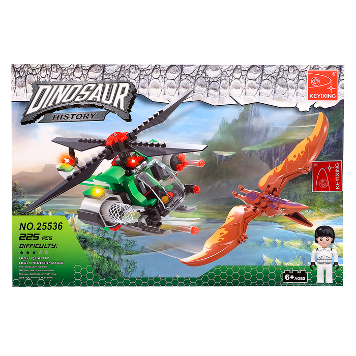 Конструктор Диноленд «Погоня за птеродактилем», 223 детали Конструктор Диноленд «Погоня за птеродактилем», 223 детали