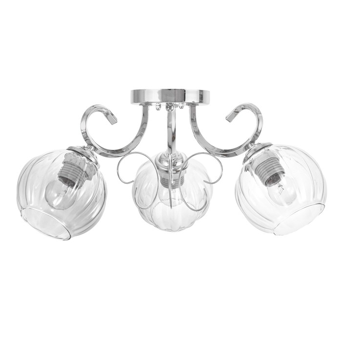 Люстра Люстра "Эшли" 3х40Вт Е27 Хром 53х53х20см