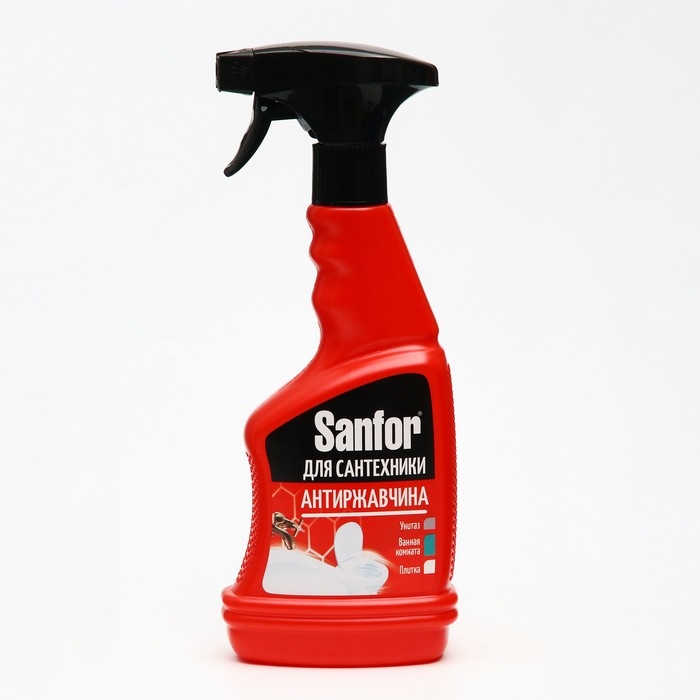 Спрей Sanfor, для удаления известкового налета и ржавчины, 500 мл Спрей Sanfor, для удаления известкового налета и ржавчины, 500 мл