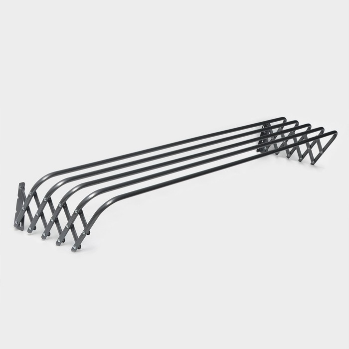 Сушилка для белья настенная, 120 см, цвет серый Сушилка для белья настенная, 120 см, цвет серый