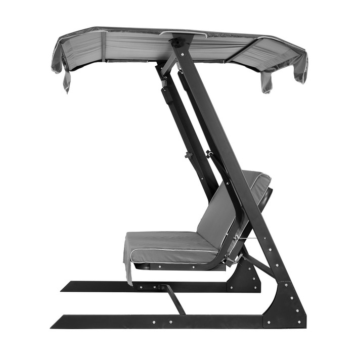 Качели садовые Афина, графит, 208 х 151 х 175 см, максимальная нагрузка 250 кг