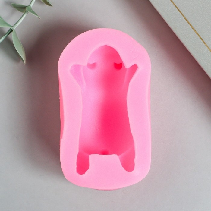 Молд силикон Молд силикон "Спящий мишка" 3х5х8,7 см