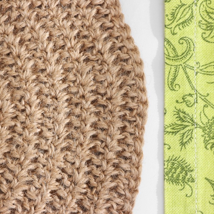 Салфетки сервировочные, D 35 см, джут 9935996