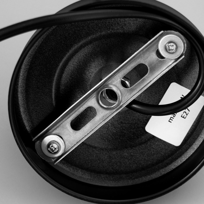 Люстра Бавария Подвес BayerLux цвет черный 1х15Вт цоколь E27