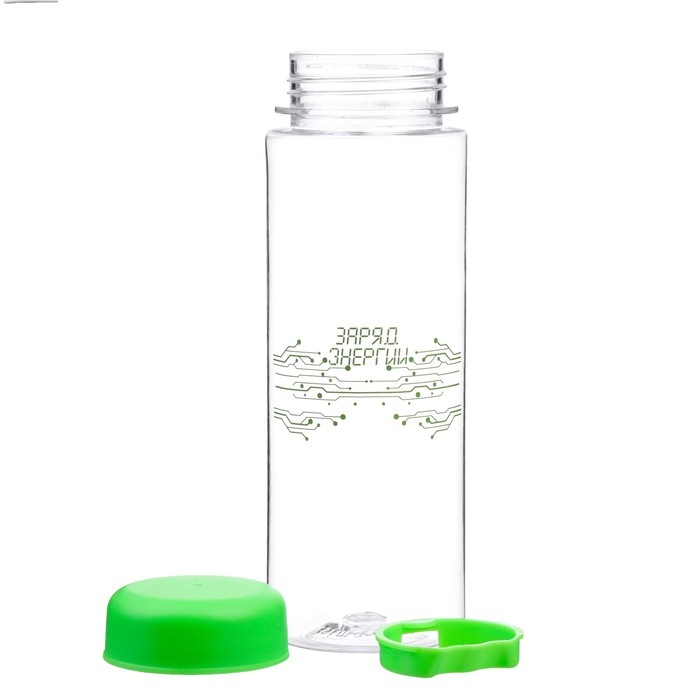 Бутылка для воды, 500 мл,  Бутылка для воды, 500 мл, "Заряд энергии"