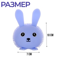 Антистресс сквиш мялка «Зайчик», с воздухом, цвета МИКС, в шоубоксе