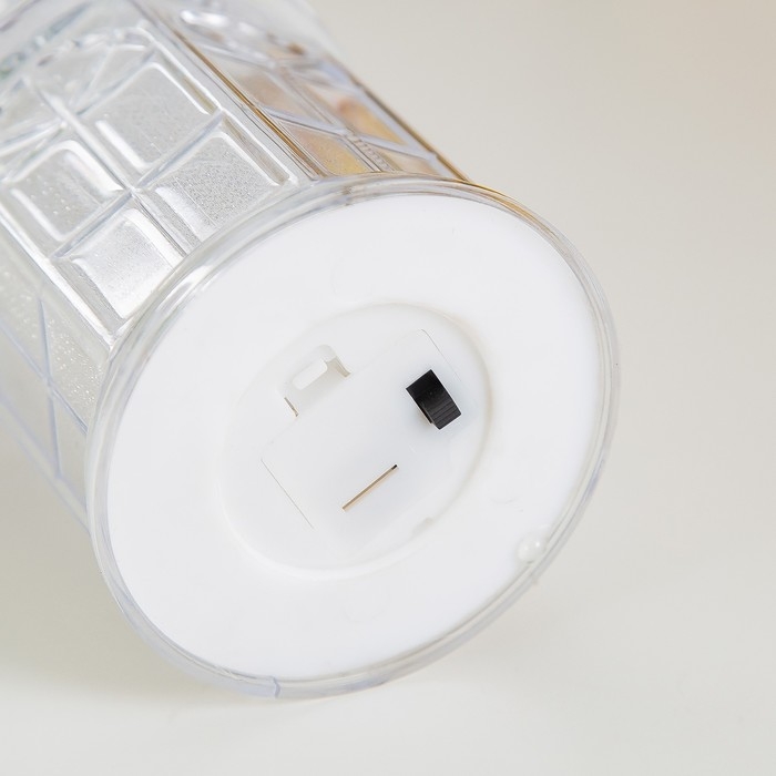 Ночник Ночник "Зимняя башня" LED от батареек 3хLR1130 6,5х6,5х13 см RISALUX