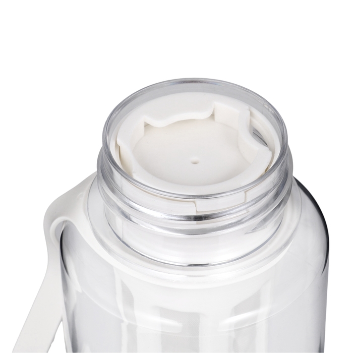 Бутылка для воды, 450 мл, с ситечком, 17.5 х 10.5 см, белая Бутылка для воды, 450 мл, с ситечком, 17.5 х 10.5 см, белая