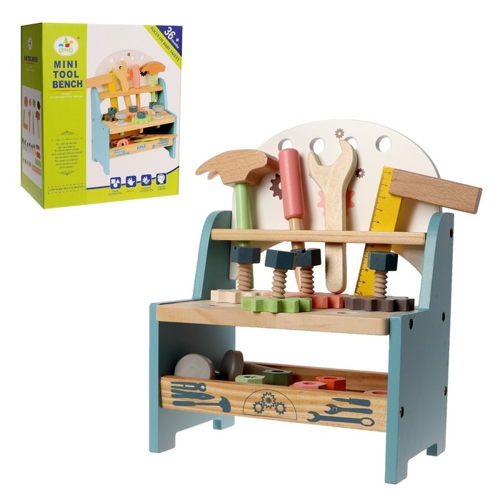 Игровой набор плотника, 24×15×29 см Игровой набор плотника, 24×15×29 см