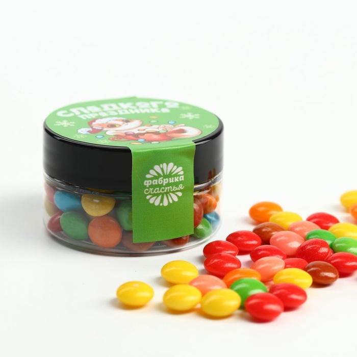 Драже в банке  Драже в банке "Слакдого праздника", 25 г