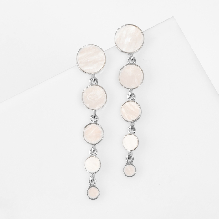 Серьги ассорти «Геометрия» круги, цвет серебро Серьги ассорти «Геометрия» круги, цвет серебро