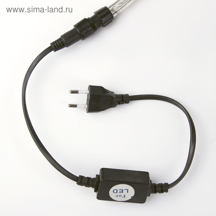 Световой шнур Luazon Lighting 13 мм, IP65, 100 м, 36 LED/м, 220 В, 2W, мерцание, свечение белое Световой шнур Luazon Lighting 13 мм, IP65, 100 м, 36 LED/м, 220 В, 2W, мерцание, свечение белое