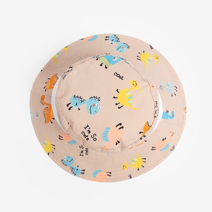 Панама детская MINAKU Панама детская MINAKU "Дино", цв, персиковый, р-р 54