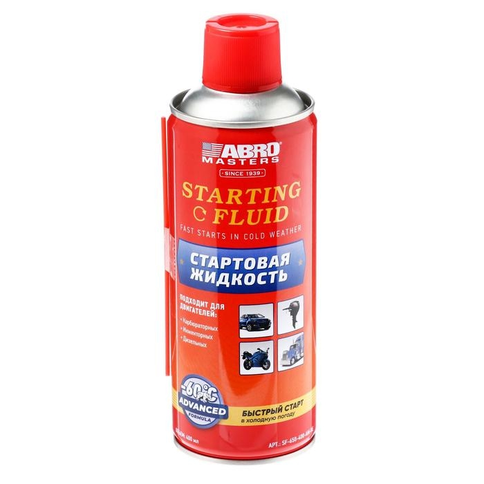 Стартовая жидкость ABRO MASTERS, 400 мл SF-650-400-AM-RE Стартовая жидкость ABRO MASTERS, 400 мл SF-650-400-AM-RE