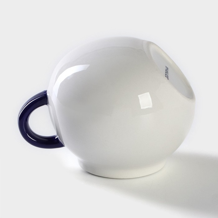 Сахарница с ложкой Доляна «Лимон», 200 мл, цвет белый Сахарница с ложкой Доляна «Лимон», 200 мл, цвет белый