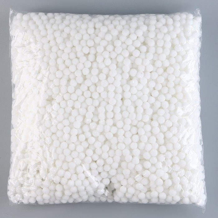 Набор деталей для декора &laquo;Бомбошки&raquo;, набор 5000 шт., размер 1 шт. &mdash; 1 см, цвет белый