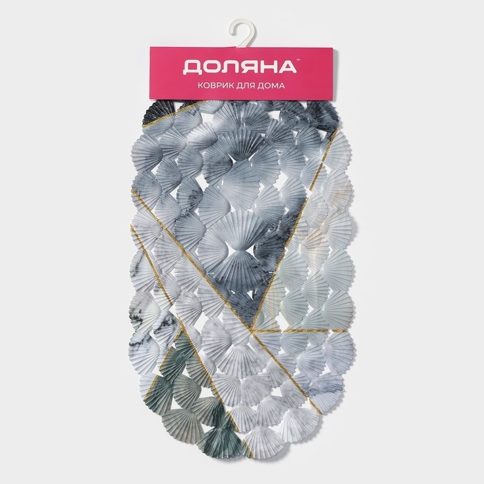 Коврик противоскользящий в ванну на присосках Доляна «Геометрика», 35×65 см Коврик противоскользящий в ванну на присосках Доляна «Геометрика», 35×65 см
