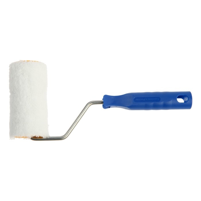 Валик ТУНДРА, искусственный мех, 100 мм, рукоятка d=6 мм, D=42 мм, ворс 12 мм Валик ТУНДРА, искусственный мех, 100 мм, рукоятка d=6 мм, D=42 мм, ворс 12 мм