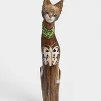 Сувенир &laquo;Кошка&raquo;, 80 см, дерево, МИКС