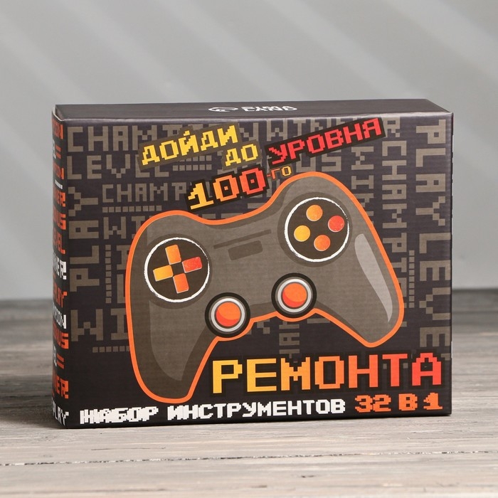 Набор инструментов в джойстике «100 уровень», 32 предмета Набор инструментов в джойстике «100 уровень», 32 предмета