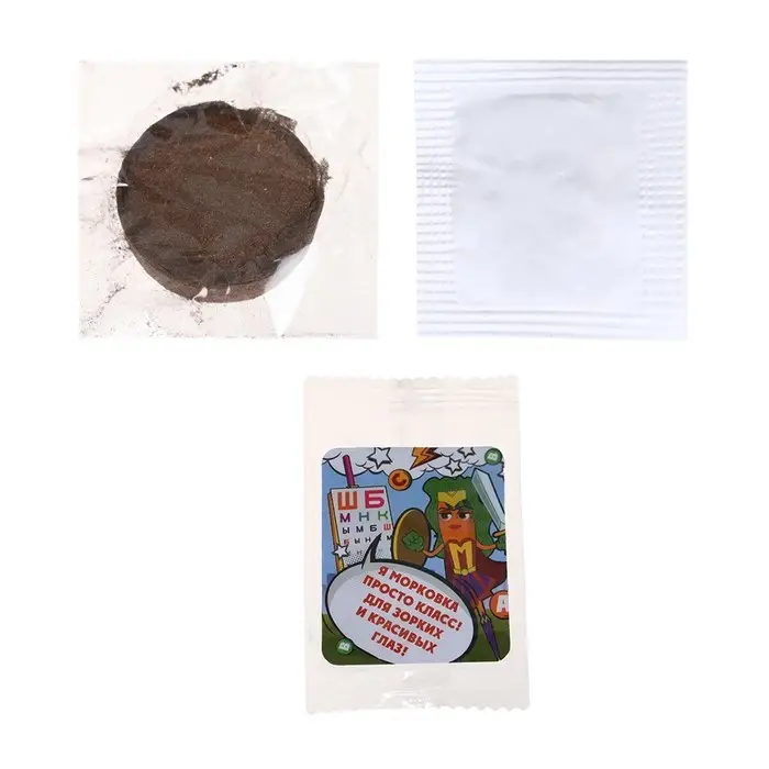 Набор для выращивания «Натуральные герои», морковь Набор для выращивания «Натуральные герои», морковь