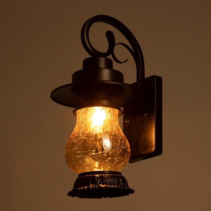 Бра  Бра "Роджер" Е27 40Вт черный 20х18х37 см