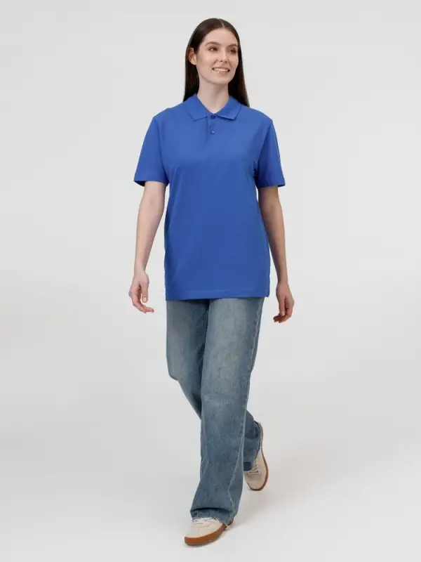 Рубашка поло унисекс Pulse, ярко-синяя (royal), размер XXL