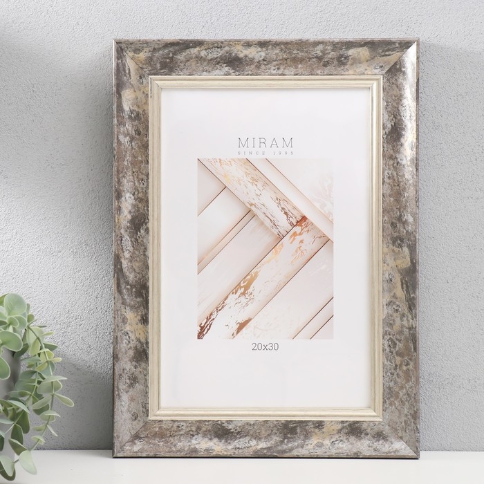 Фоторамка пластик Фоторамка пластик "МИРАМ" 20х30 см, 674483-8, (пластиковый экран)