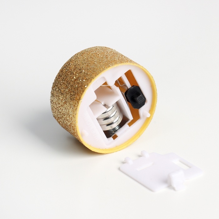 Светодиодные свечи, ночники LED RISALUX «Для волшебных моментов» набор 4 шт., золото блёстки, RGB