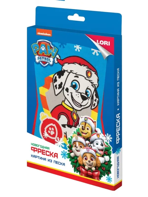 Фреска Щенячий патруль новогодняя Фреска Щенячий патруль новогодняя "Праздничный Маршалл" Кпс-013
