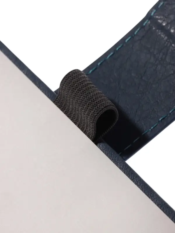 Ежедневник недатированный формат А5, с хлястиком, 112л, линия, пвх, Синий Ежедневник недатированный формат А5, с хлястиком, 112л, линия, пвх, Синий